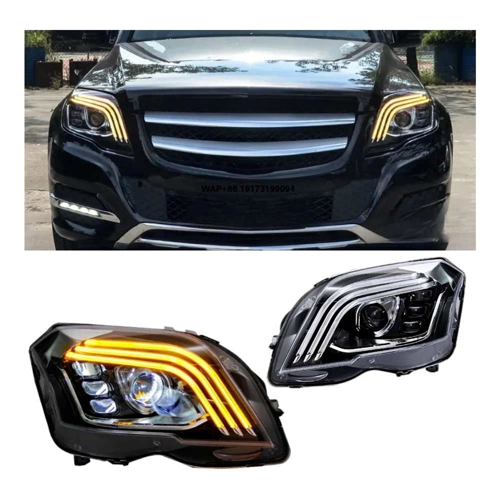 

Комплект модифицированных передних фар с линзами-проекторами для Mercedes-Benz GLK X204 (2008-2012)