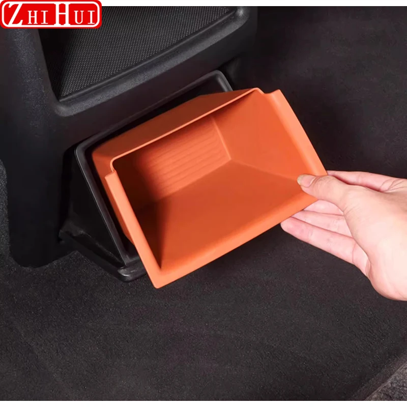 

For Lixiang Li L7 L8 Car Styling Storage Box Rear Row Storage Box Garbage Bin Protective Pad Auto Modified accessories