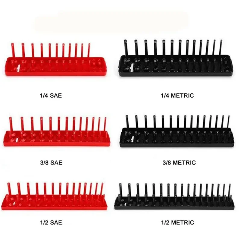 3 Pcs/set Plastic Sleeve Frame High Pole Socket Organizer Socket Tray Rack Holder Multi-functional Sleeve Bracket Tool Organizer