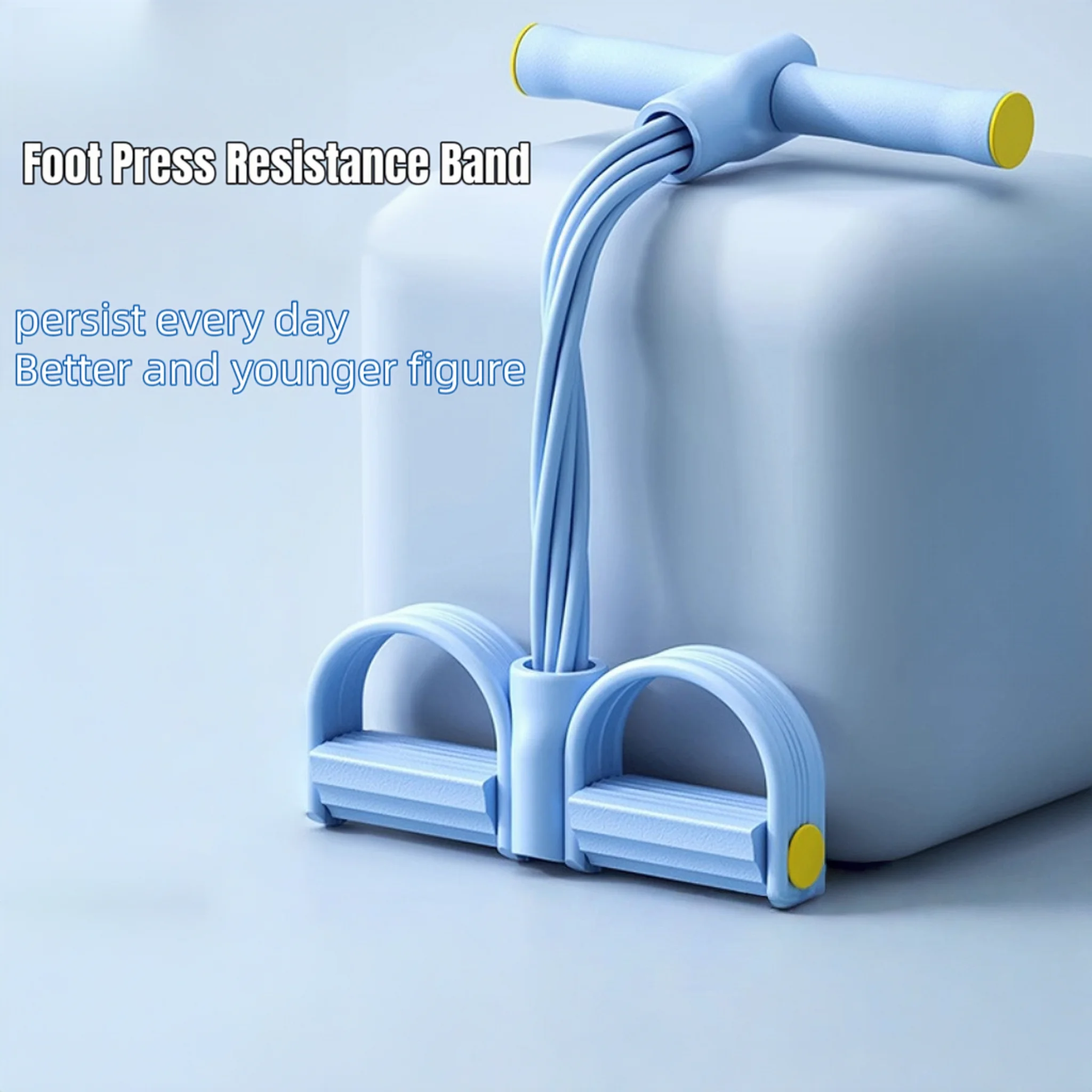 

Многофункциональная лента для сопротивления натяжной веревки, эластичная педаль для растяжки ног, тренировка похудения, портативное оборудование для фитнеса