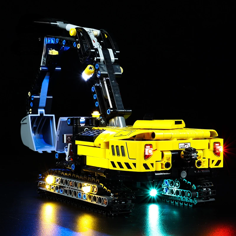 No Building Blocks Lamp Lighting for Heavy-Duty Excavator 42121 DIY Toys Gift Only Lighting Set