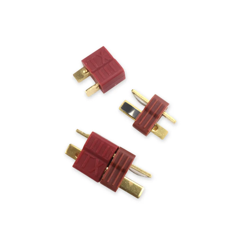 20 piezas conector Deans antideslizante T hembra/macho para batería Lipo RC ESC baja resistencia antisalpicaduras helicóptero coche DIY