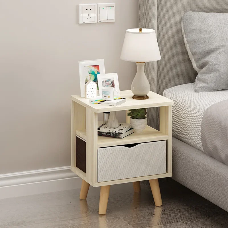 

Bedside table simple modern bedside storage cabinet simple bedroom bedside small cabinet economical cross-border