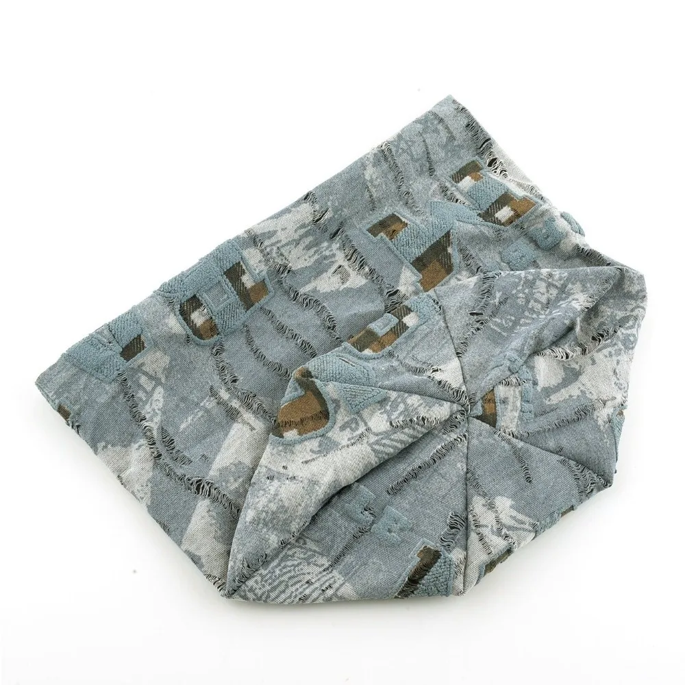 Unisex Warme Distressed Cracked Mütze Atmungsaktive Weiche Wintermütze Dünne Leichte Mütze mit Buchstabendruck für Outdoor – Detail 8