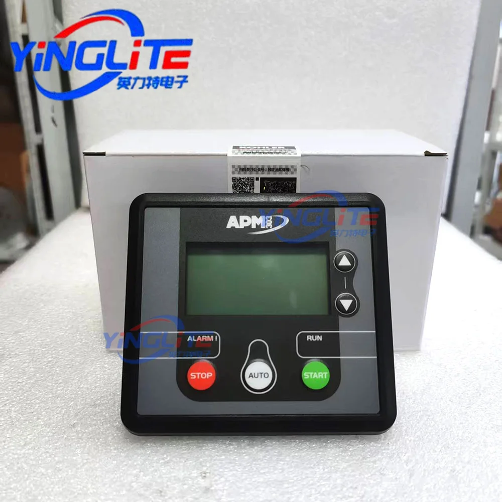 Genuine APM303 Digital Control Panel (APM303 Series), suitable for generator sets rated at 300 kVA or less.