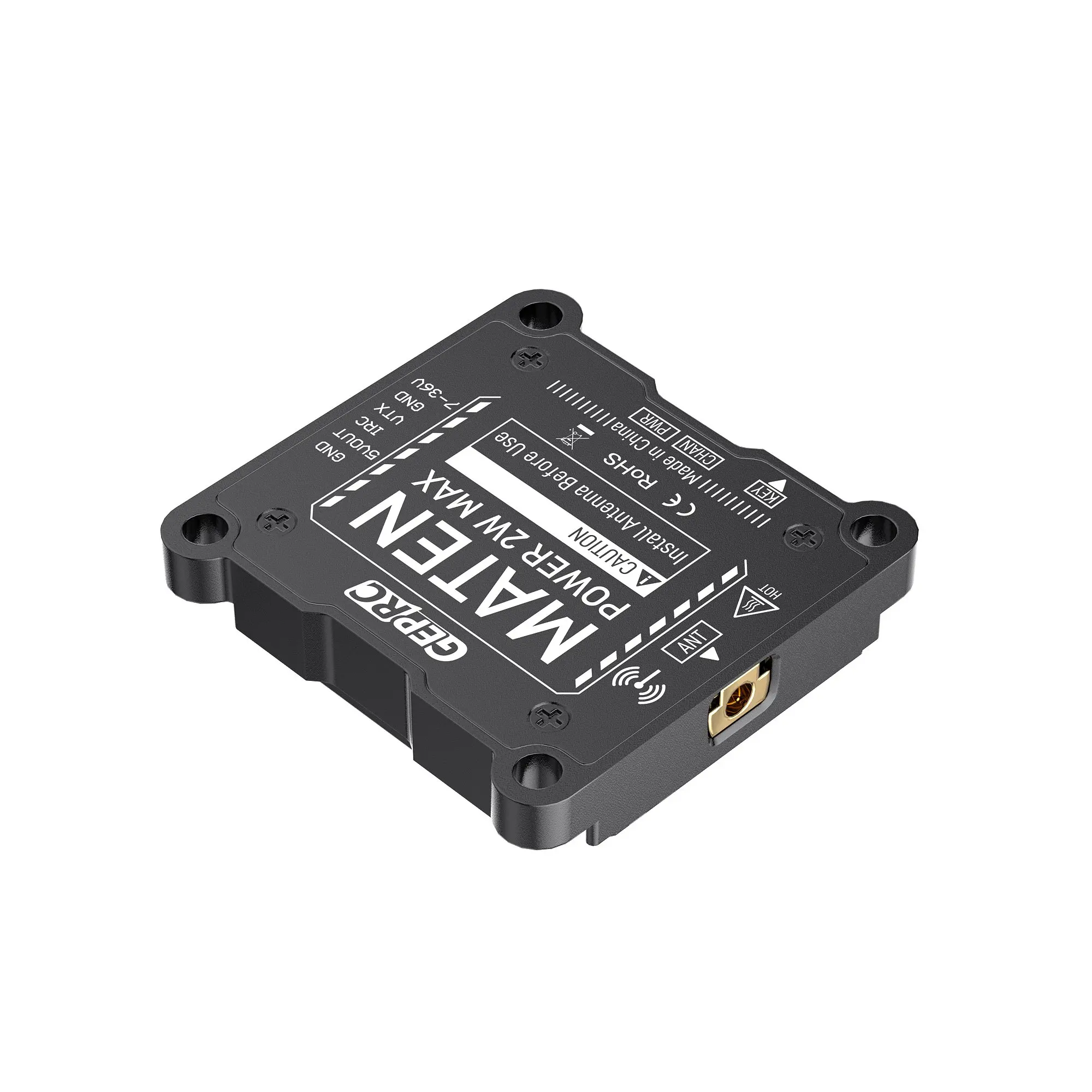 Geprc maten 1.2g 2W vtx 1080-1360MHz/25-2000mW PIT 5V @ 600mA 14.5g สำหรับ DIY RC FPV Quadcopter Freestyle Drone อะไหล่ทดแทน