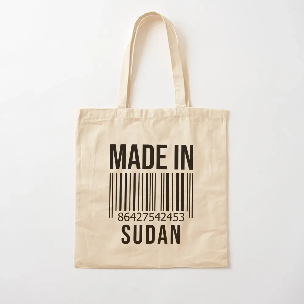 

Made in Sudan Tote Bag Woman shopper bag reusable shopping bag