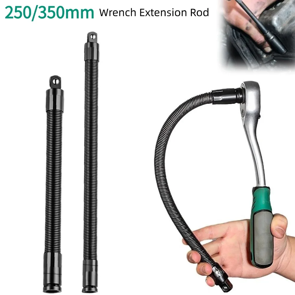 

1/2" Flexible Extension Socket Ratchet Wrench for Electric Wrench, Auto Repair & Mechanical Tools Wrench Extension Rod