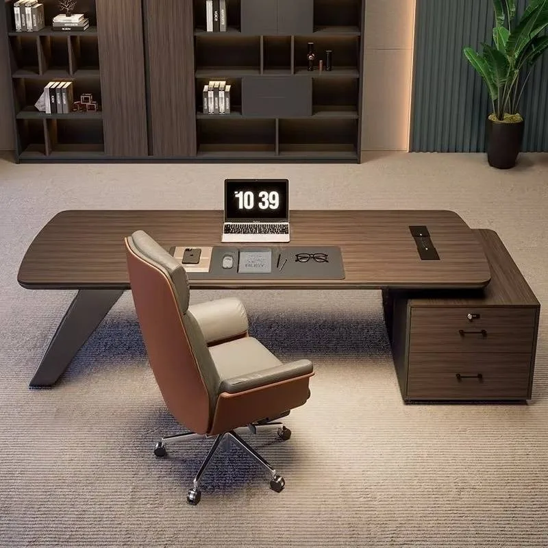 Enjoy Sedentary Office Desk Premium Experience Reception Home Office Desk Ergonomic Bureaux Scrivania Da Ufficio Furniture
