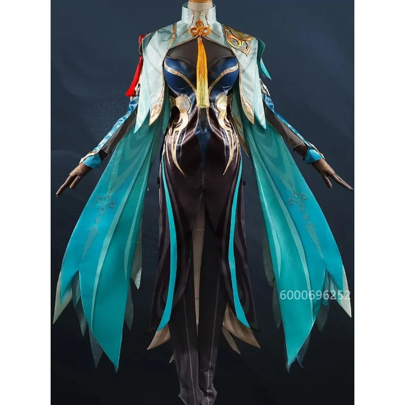 بدلة تنكري للعبة Genshin Impact Xianyun فستان أنيق ومثير زي تنكري لحفلات الهالوين ملابس نسائية
