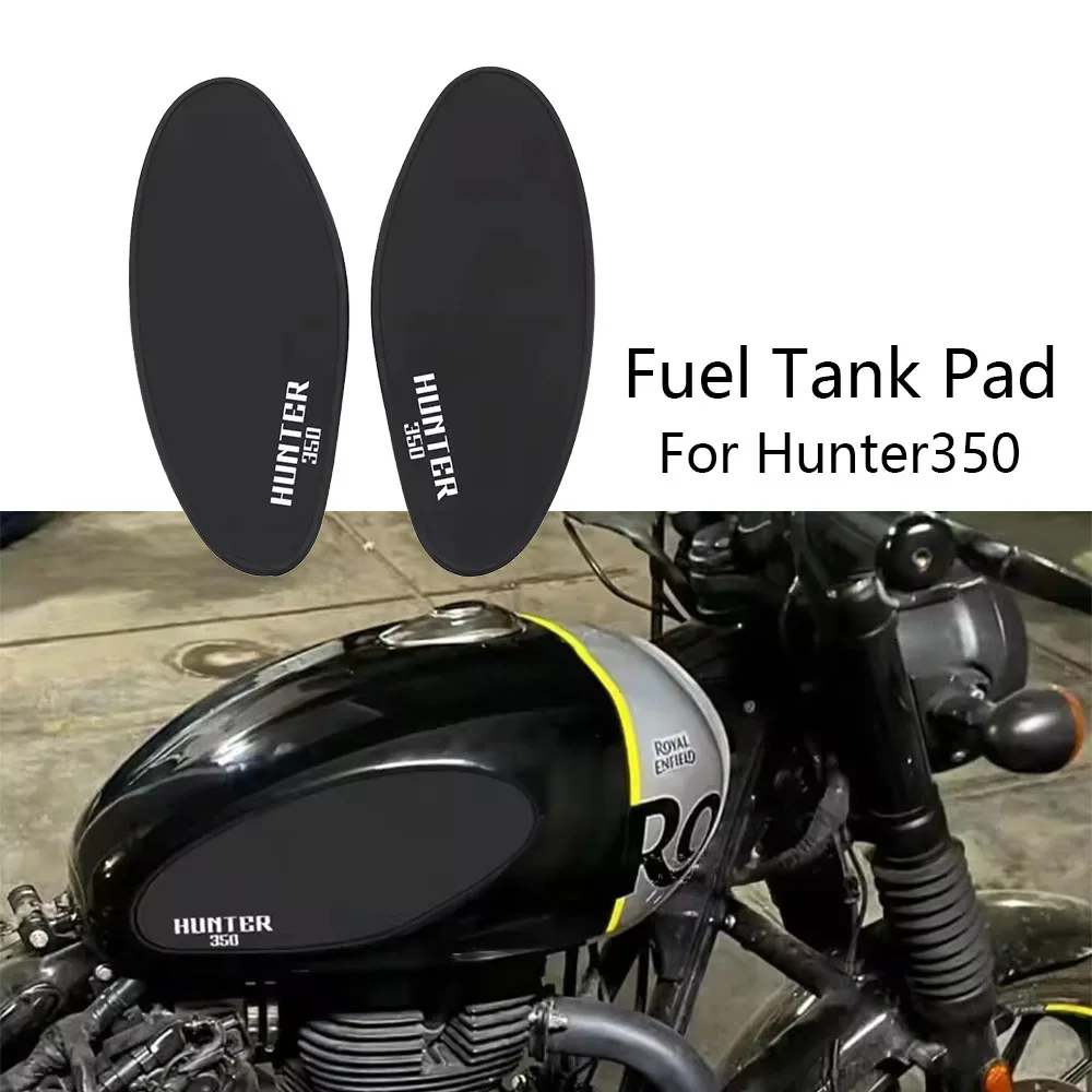For Hunter350 hunter 350 Motorcycle Accessories Fuel Tank Pad Protector Sticker Side Anti Slip Protection Pad Knee Grip