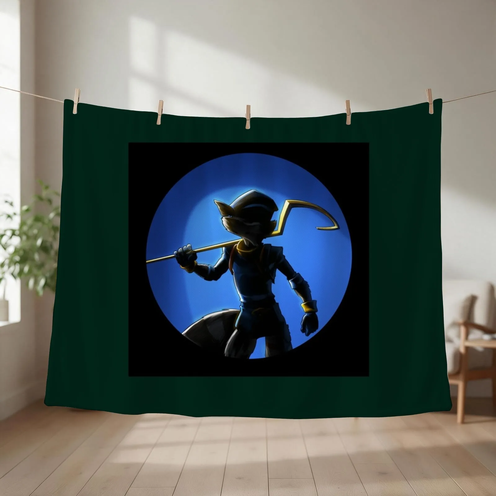 SLY COOPER THIEVES MASTER 2020 ANTV Throw Blanket Hairys blankets and throws Tourist Moving Blankets