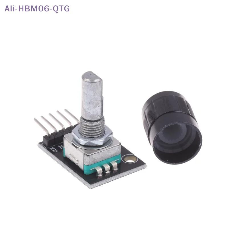 [New] Hot！KY-040 360 Degree Rotary Encoder Module With Push Button 20 Pulse 5VBrick Sensor Modules For  Or DIY Electronics