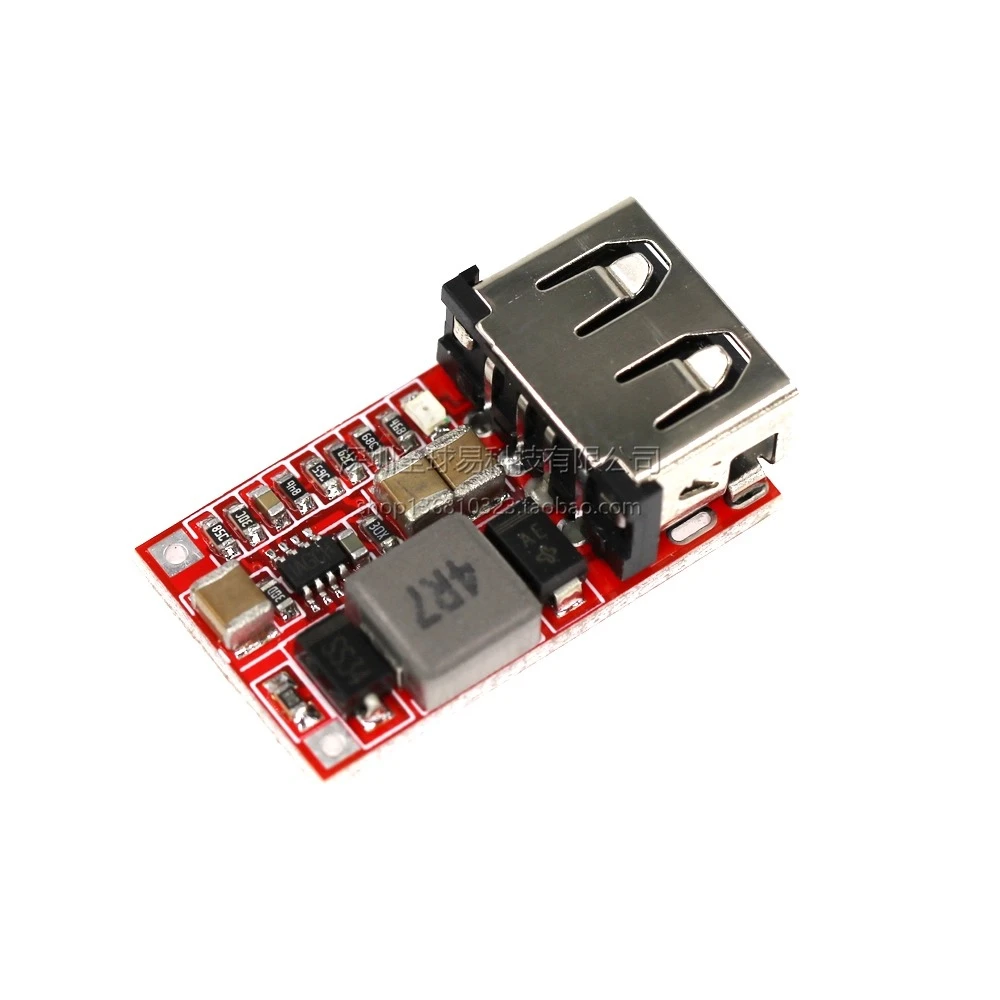 Módulo step-down DC-DC 6-24V12V24V para 5V3A Módulo de carregador de celular USB para carro