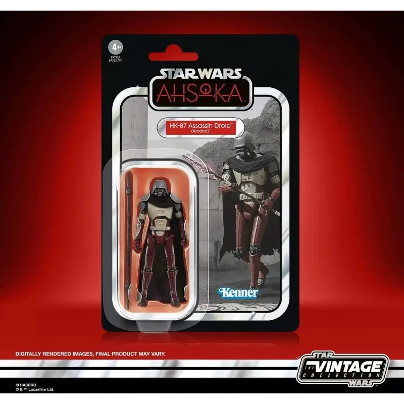 Nouveau Original Hasbro Star Wars 3.75 pouces Ahsoka TV drame HK-87 figurine jouets modèle cadeau