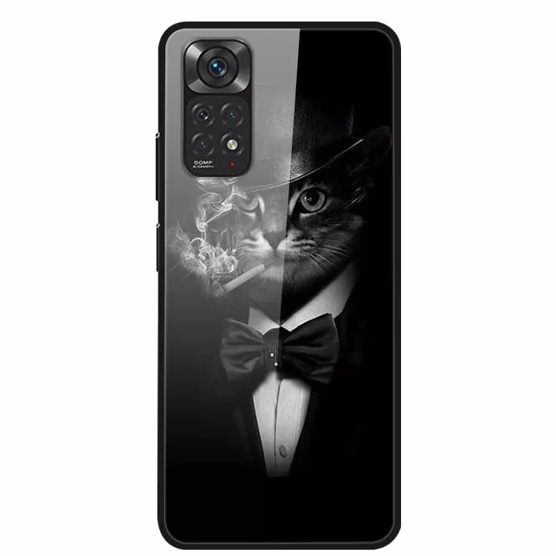 Luxury Case for Xiaomi Redmi Note 12 Pro 4G Cover Tempered Glass Cover for Redmi Note 12 Pro 4G Phone Case Coque Note12 Pro 6.67
