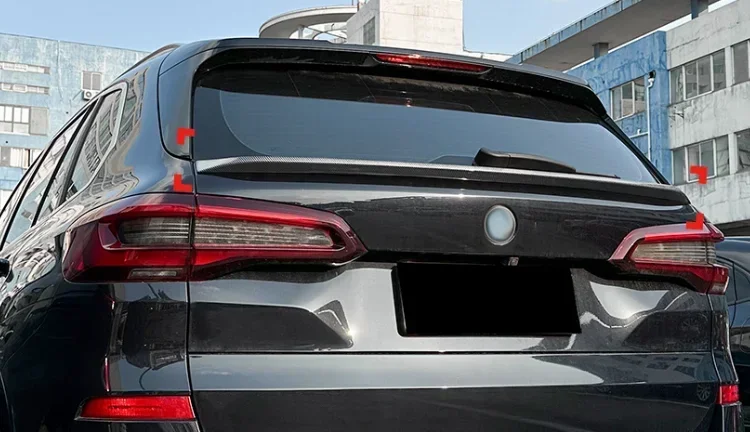 BMW G05 سقف السيارة الخلفي سبويلر الجزء الخارجي سيارة الخلفي سبويلر الجناح لسيارات BMW X5 G05 2019 2020 2012 2022 2023 2024 اكسسوارات السيارات