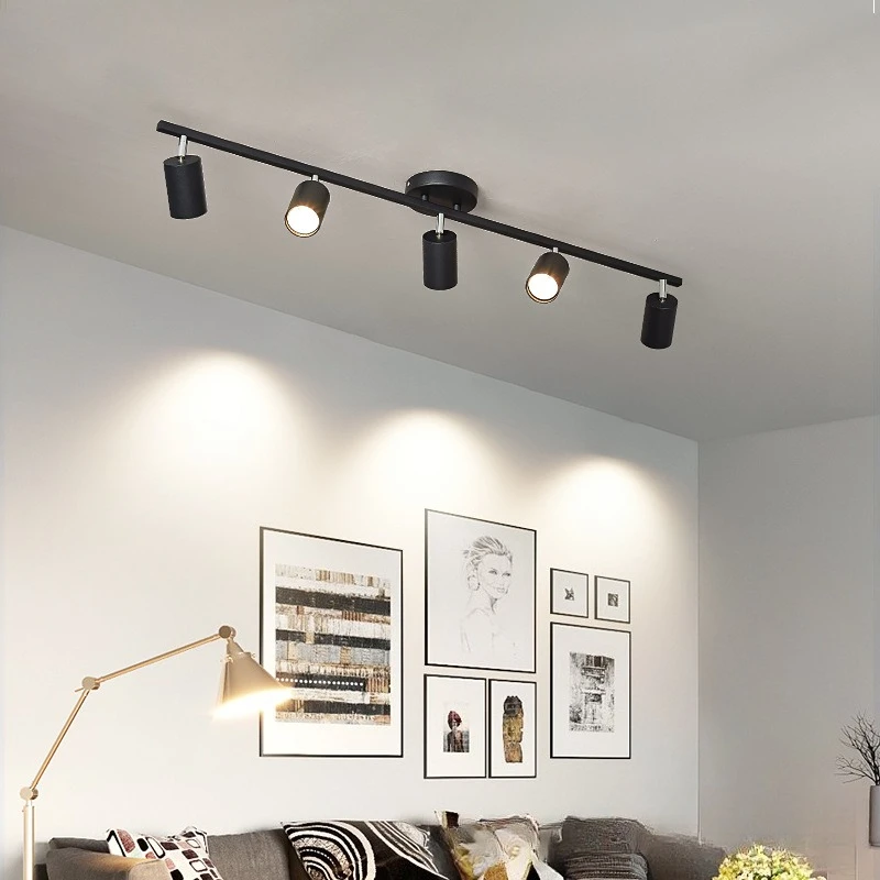 

Nordic Track Lights Spotlights LED Ceiling Lights Household Surface Mounted Tube Lights Living Room Restaurant Design Decor Lamp