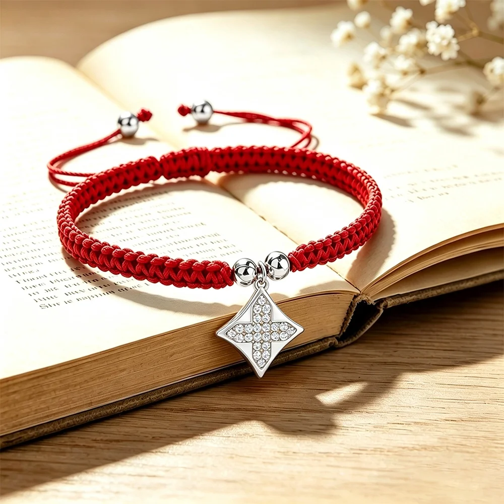 Four Pointed Stars Bracelet Mysterious Secrets Of Starry Sky Celestial Charms Jewelry Boho Gifts For Women And Men Galaxy Cosmic