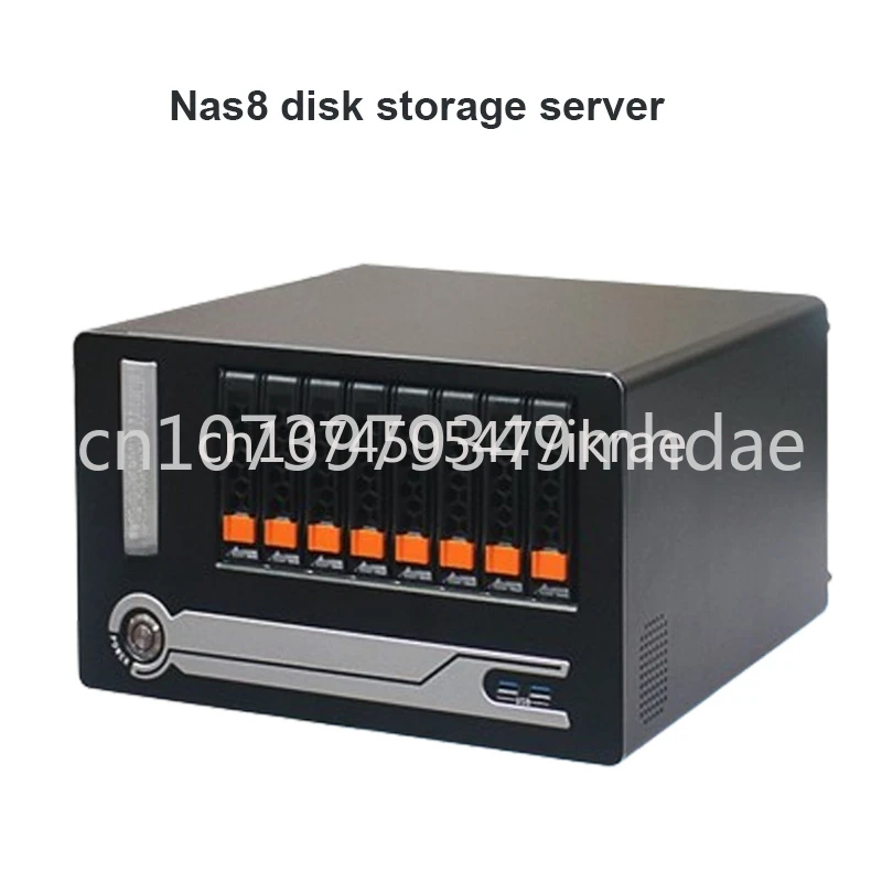 Nas8-Disk Storage Server Half-Height PCIE Card Slot ATX Mainboard ATX Power Hot-Swappable Chassis USB3.0