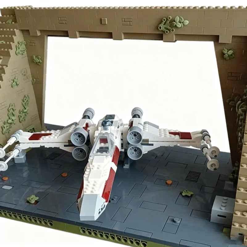 902ピース MOC ヤビン4 ハンガーゲート スターバトルモデル 組み立ておもちゃ クリスマスギフト ブロック 建築 DIY クリエイティブアイデア