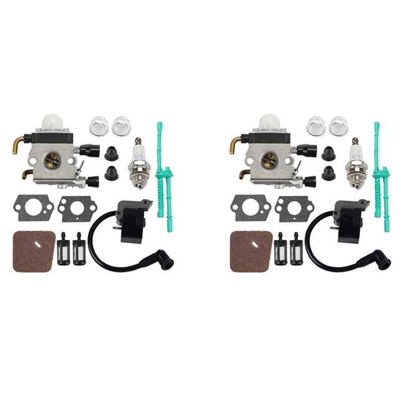 

A50U 2X C1Q-S97 FS55R Комплект регулировки катушки карбюратора для Stihl FS38 FS45 FS45C FS46C FS55 FS55RC Триммер для прополки