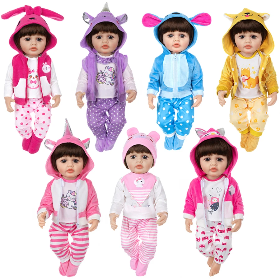 2025 New Lovely  Jumpsuits For 20-22 Inch Baby Reborn Doll 50-55cm Doll Clothes And Accessories