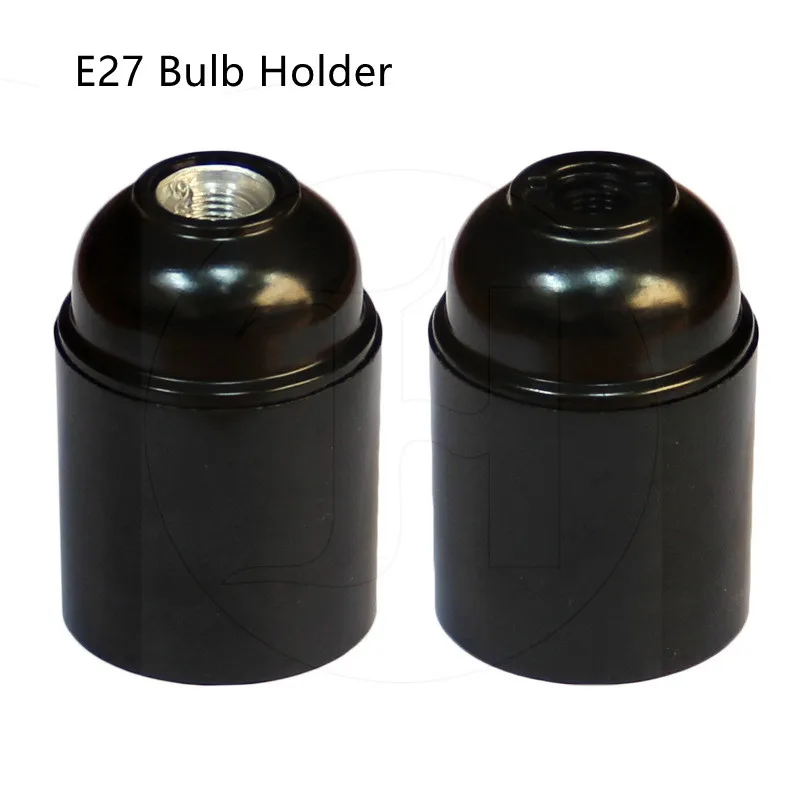 E27 Bakelite Lamp Holder Edison Light Bulb Replacement Socket Self-Locking Lamp Base Vintage E27 Light Bases Lighting Accessory