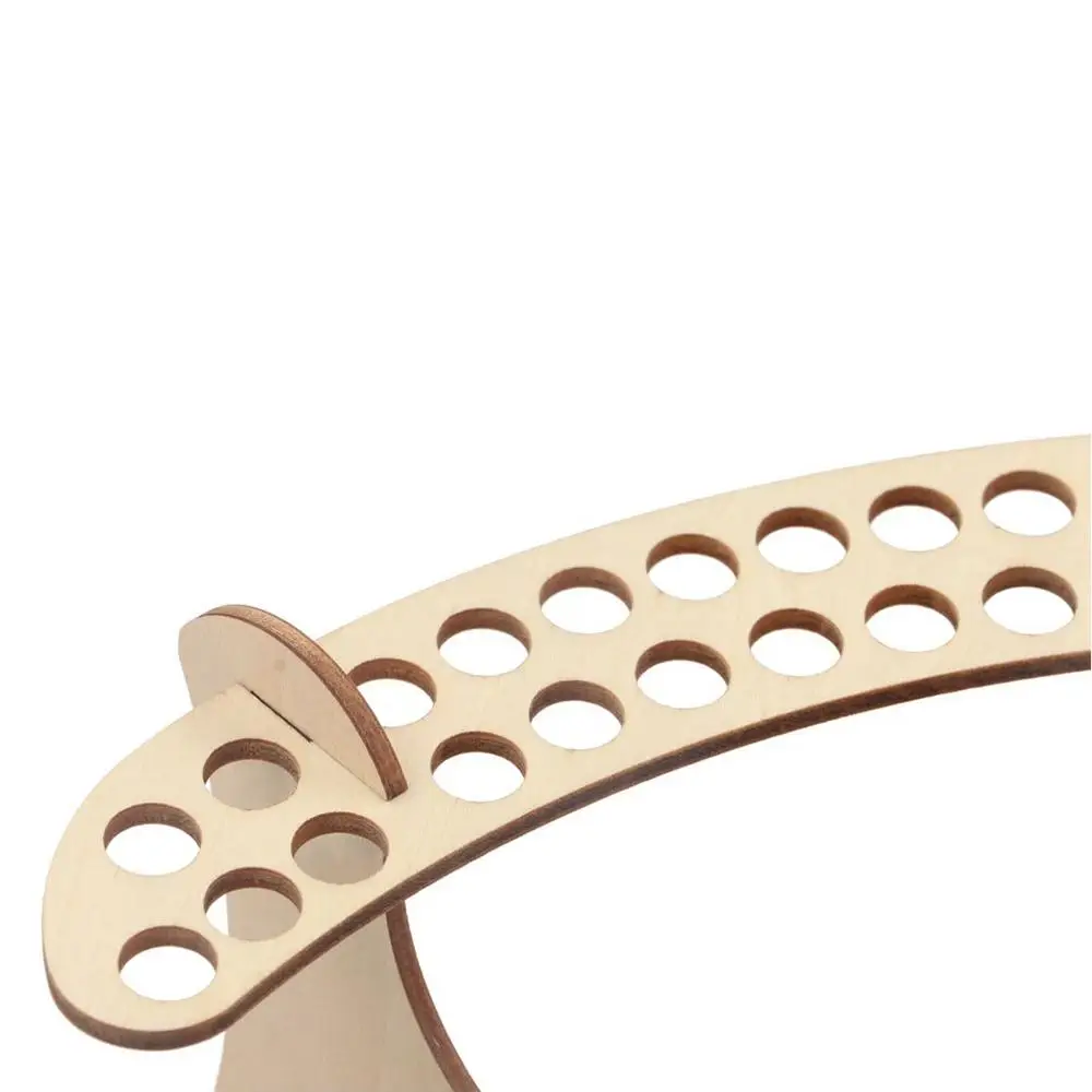 Natürliche Kunst Liefert Pinsel Halter Holz DIY Pinsel Organizer Minimalismus Desktop Pinsel Stehen Desktop Organizer