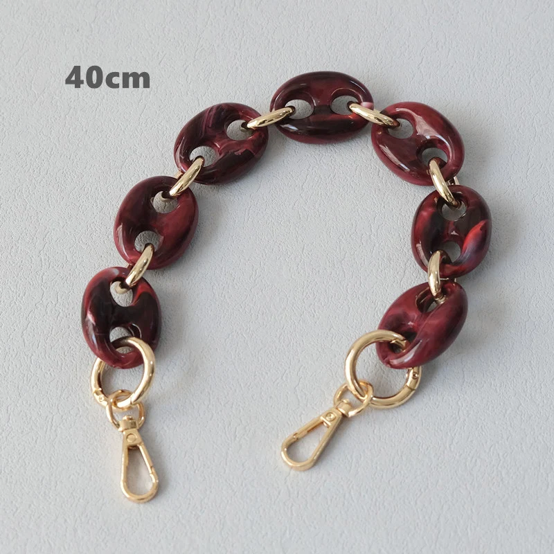 Neue Mode Damenhandtaschen-Accessoire Abnehmbare Ersatzteile Kette Candy Candy Riemen Damenhandtasche Metall-Schultergriff-Kette – Detail 25