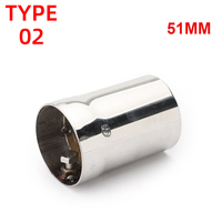 51mm 60mm Inlet Motorcycle Exhaust Muffler Adjustable DB Killer Silencer Noise Sound Eliminator For AK etc. Silencer