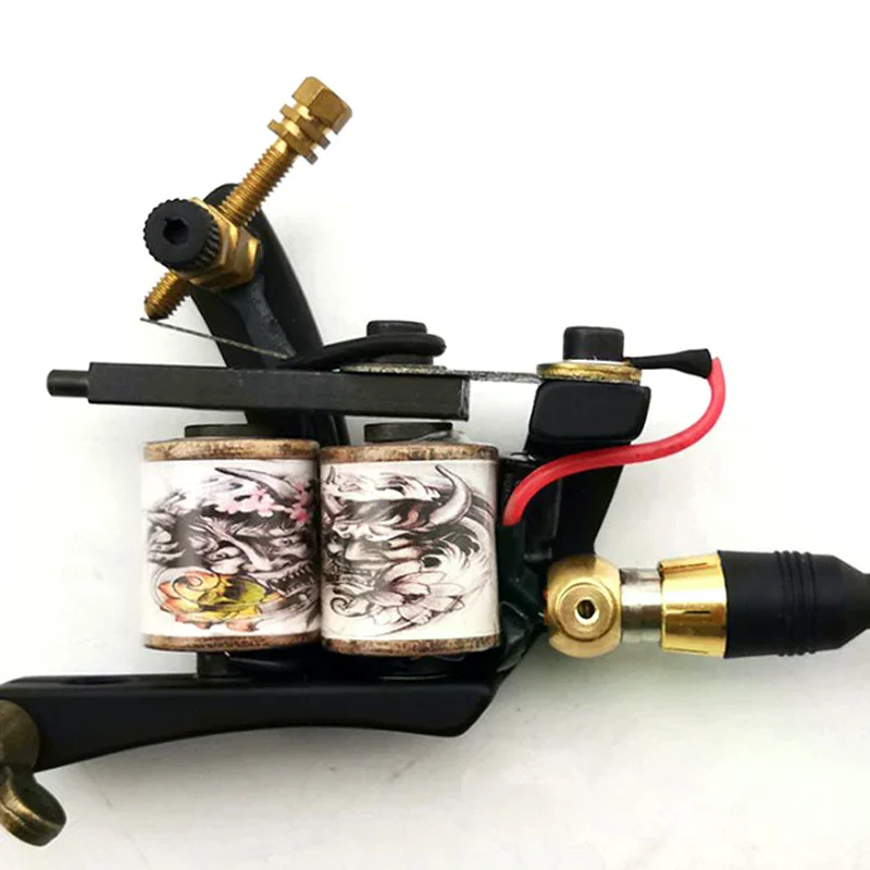 for Red Tattoo Coil Cord Hook Female Jack Rca Connector Machine For Home And Professional Use