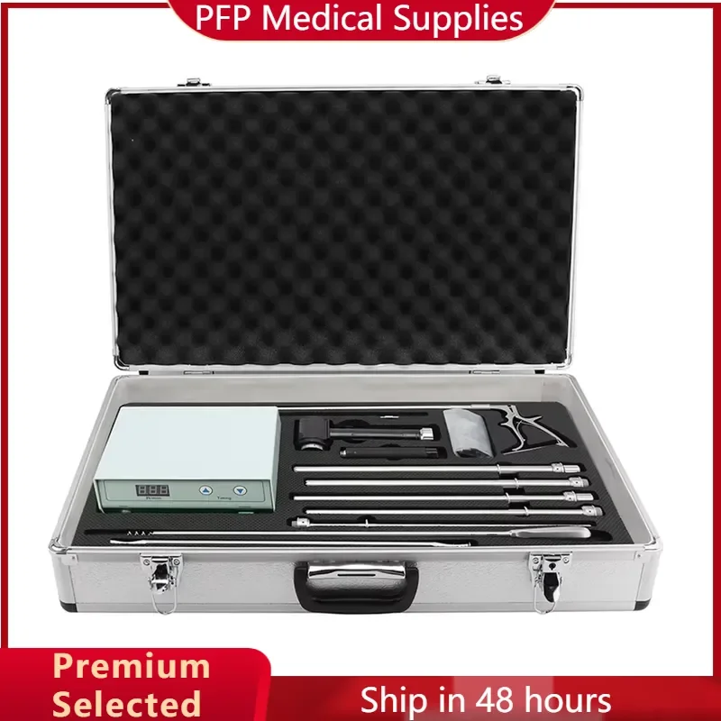 AP03 Hysterectomy Surgery Set with Electric Power Morcellator Myoma Screw Grasping Forceps for Myomectomy