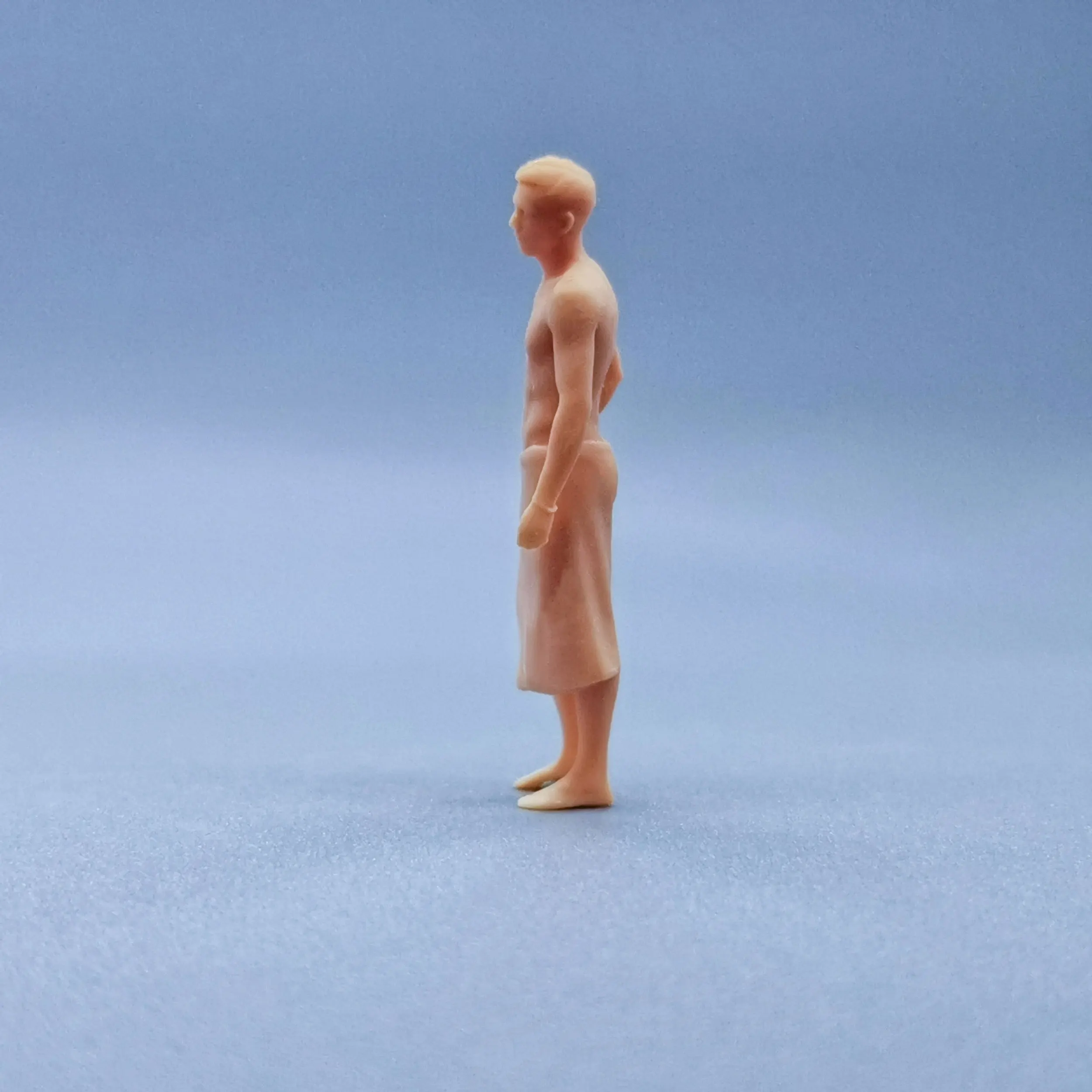 1/64 1/43 ตุ๊กตารุ่นเรซิ่นผ้าเช็ดตัวสําหรับชาย Unสี Miniatures Diorama มือวาด W104