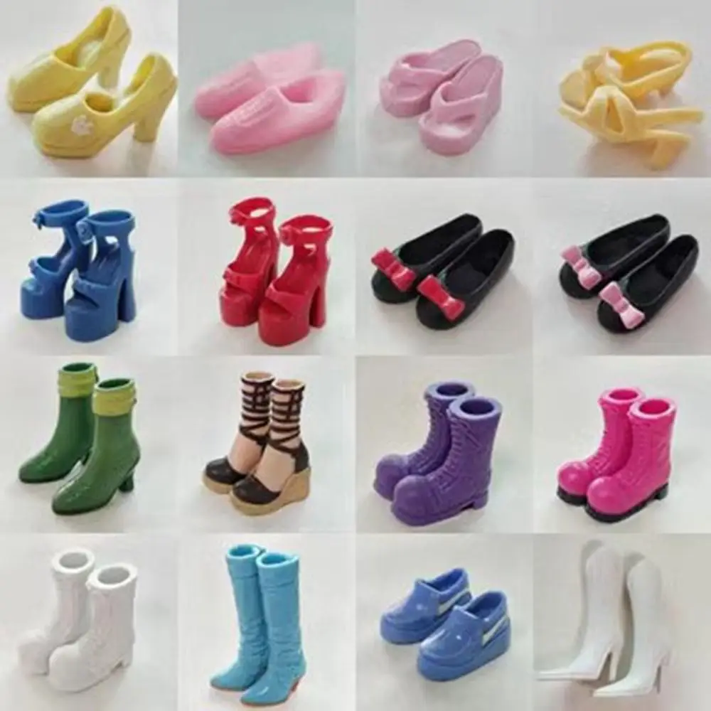 Quality 1/6 Doll Shoes High Quality 30cm 10 Styles Figure Doll Sandals Original High Heels Shoes Doll Accessories