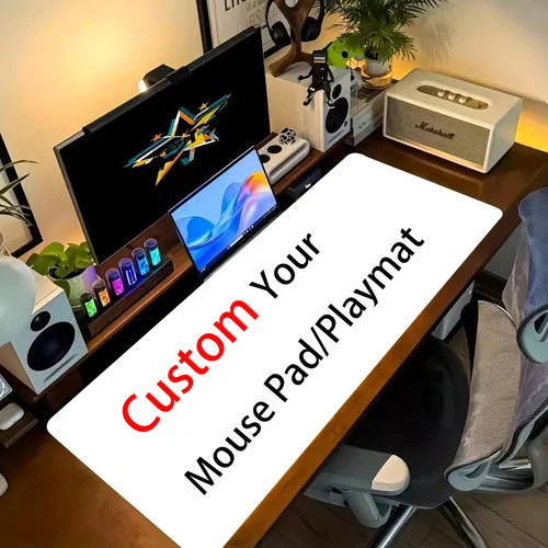 Alfombrilla de ratón personalizada, alfombrillas grandes para mesa de juegos de oficina y ordenador, alfombrillas de ratón antideslizantes de goma para teclado de juegos, alfombrillas de escritorio largas