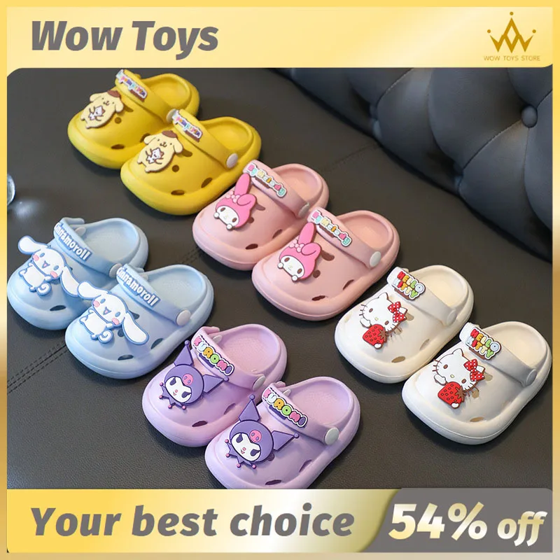 Sanrio Hello Kitty Sandals Hello Kitty Shoes Summer Children Sandal Baby Slipper Baby Sandals Non-Slip Soft Sole Soft Sole Shoes