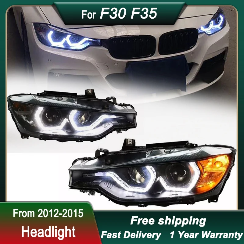 Car Headlights for BMW 3 series  F30 F35 2012-2015 LED Headlight DRL Dynamic Signal Head Lamp Bi Xenon Beam Headlamp Accembly