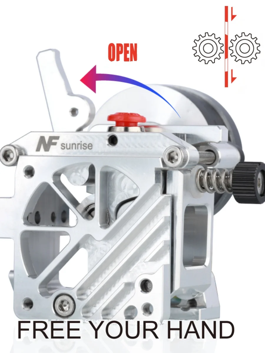 Hardened Steel Gear Nf Sunrise Extruder, Short-range 3D Printer Modification and Upgrade