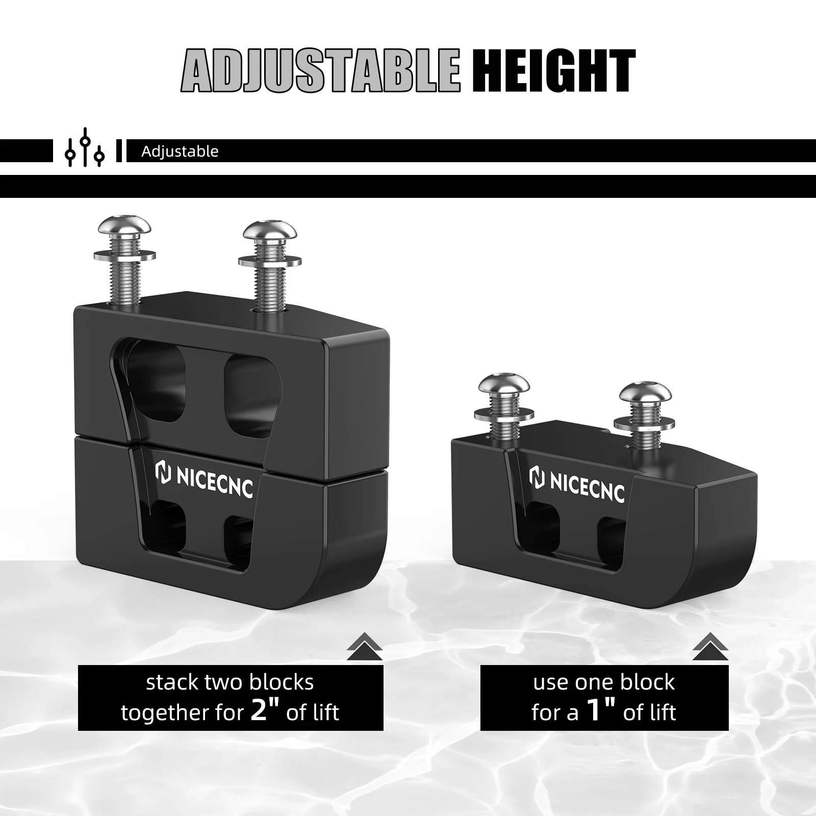 For Harley 2006-2024 Street Glide FLHXKickstand Lift Block Riser 1