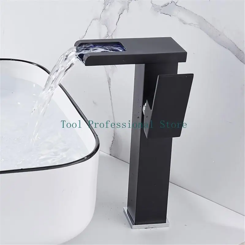 

57QF Basin Faucet Single Hole Tap Hot And Cold Water Mixer Taps Bathroom Faucet