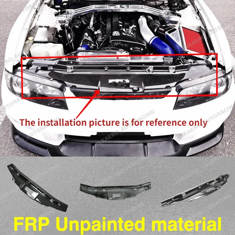 

For Nissan GTR R33 Cooling Slam Panel Radiator Cover FRP Unpainted Car Bodykits