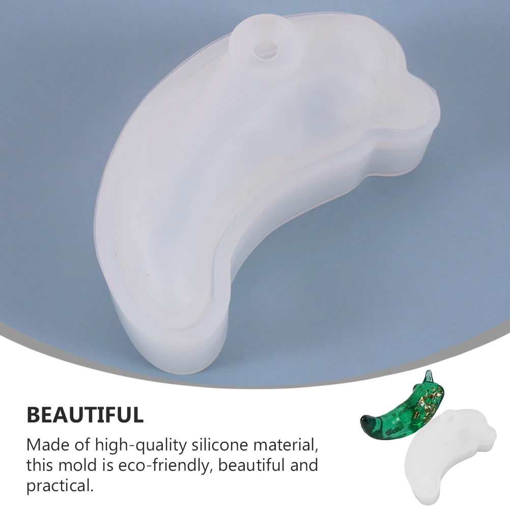 

1pc Crystal Resin Chili Decor Mold Mold Silicone Chili Shape Craft Decor For Jewelry Making Handmade Gift Tool Kit Accessory