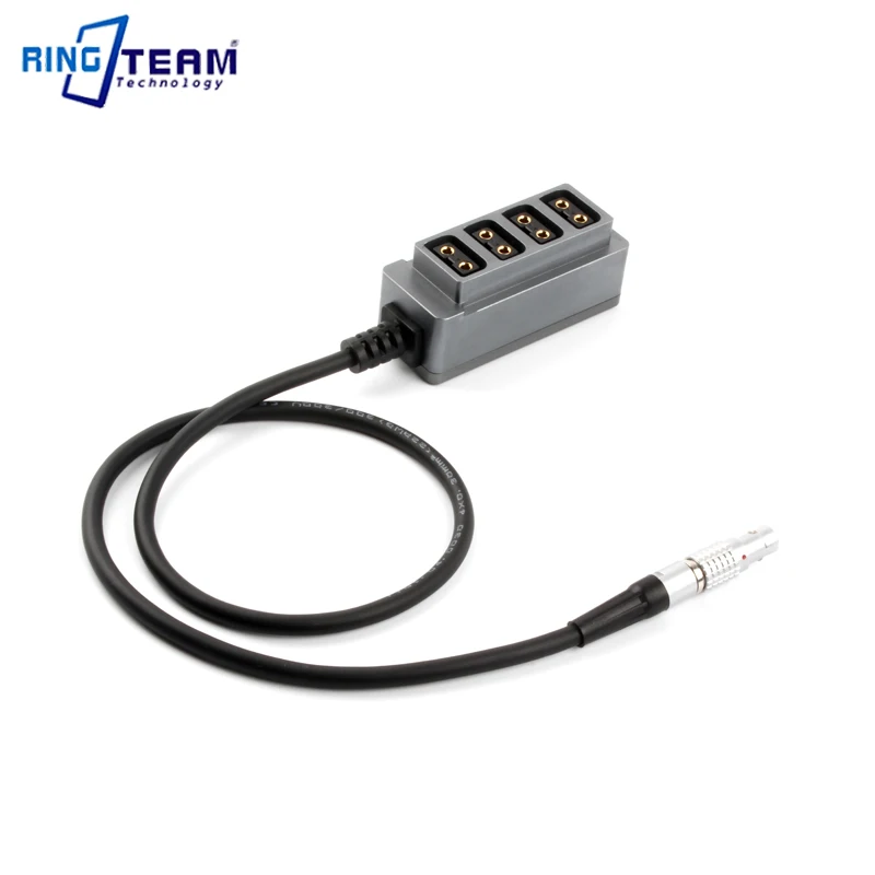 3-pin LEMO Male Head Spring Cable Straight Cable Four D-TAP Female Hubs 12V Interface*1 (Regulated 12V) +14.8V Interface*3