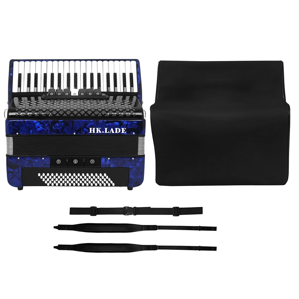 HK.LADE Accordion 37 Keys 80 Bass Accordion with Bag Strap