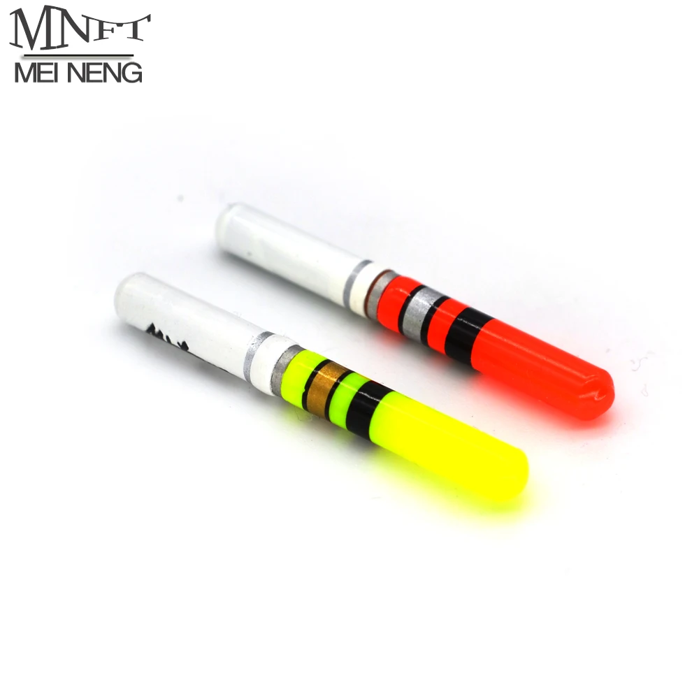 MNFT 2Pcs LED Electronic Float Night Fishing Luminous Float Alarm Green/Red LED Light Stick Work with CR322 Night Fishing Tackle