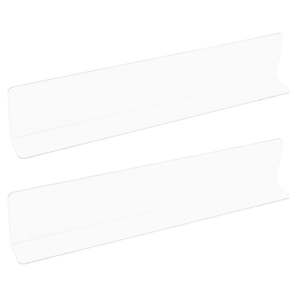 

2pcs Clear Bathtub Splash For Sink Waterproof Oil-Resistant Bathroom Splashing Guard Easy To Clean No Tools Required Washbasin