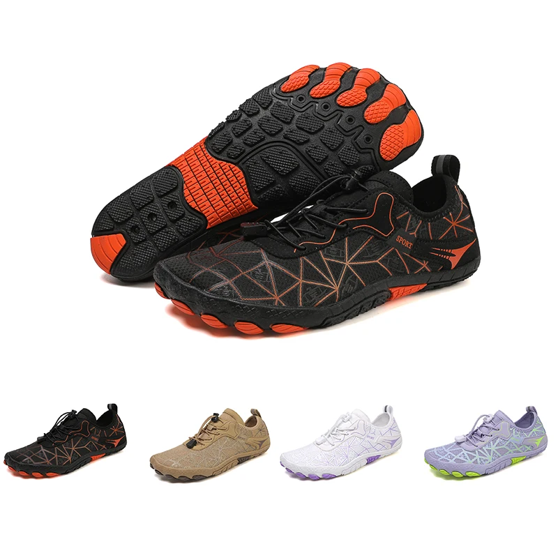 Summer Beach Swimming Shoes Men's Barefoot Upstream Wading Shoes, Water Sports Shoes Beach Sandals Women's Yoga Fitness Shoes