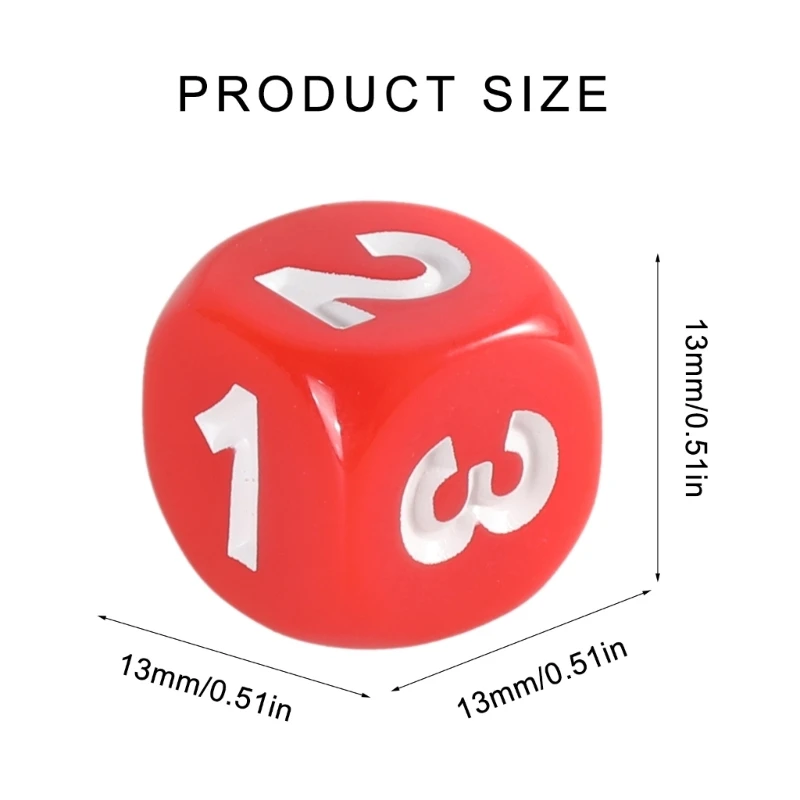 Q39E 12pcs/set 6 mặt acrylic acrylic action -sed