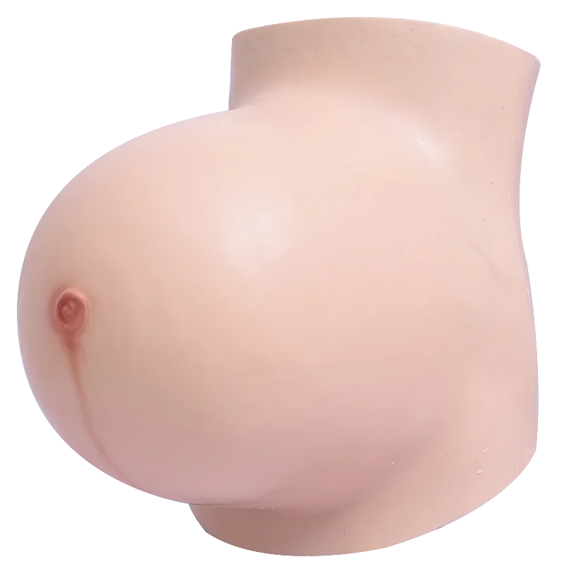 بطن مزيف قابل للتخصيص للنساء الحوامل محاكاة سيليكون بطن كبير الحجم على الإنترنت المشاهير COS تصوير الأفلام والتلفزيون #5